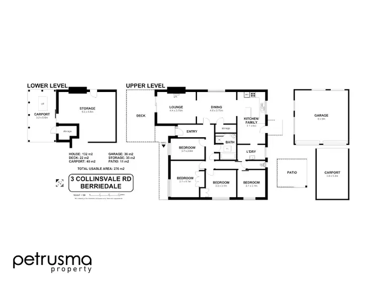 Floorplan of Homely house listing, 3 Collinsvale Road, Berriedale TAS 7011