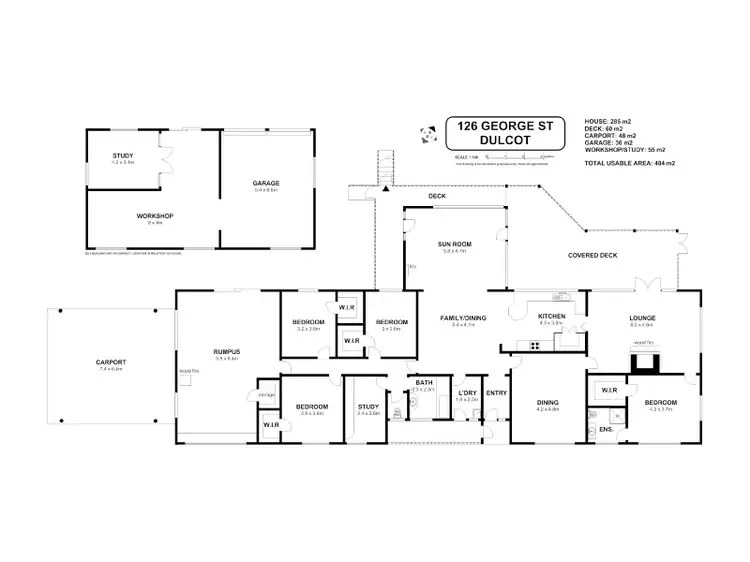 Floorplan of Homely house listing, 126 George Street, Dulcot TAS 7025
