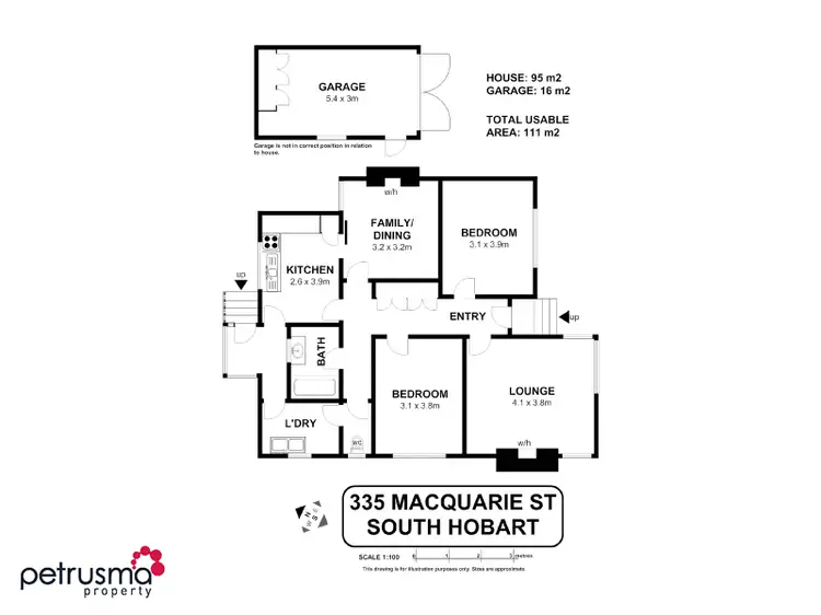 Floorplan of Homely house listing, 335 Macquarie Street, South Hobart TAS 7004