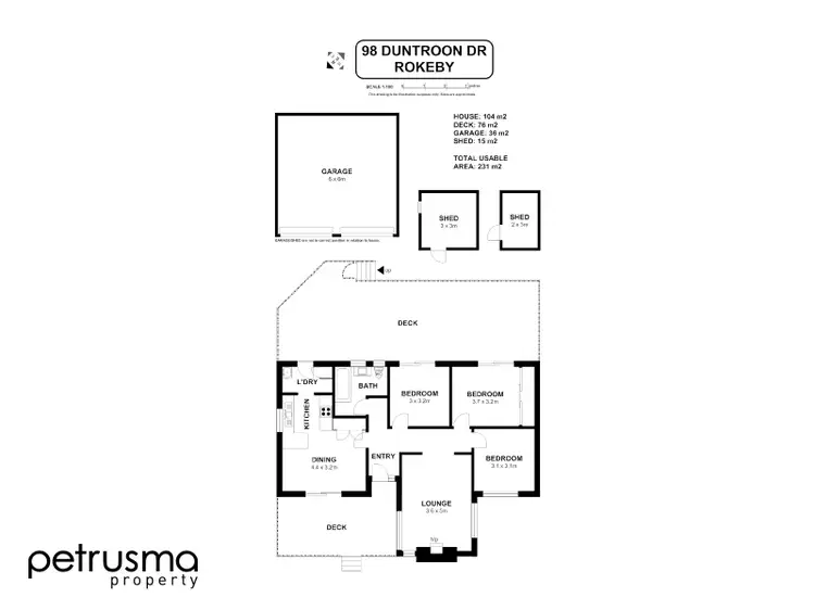 Floorplan of Homely house listing, 98 Duntroon Drive, Rokeby TAS 7019