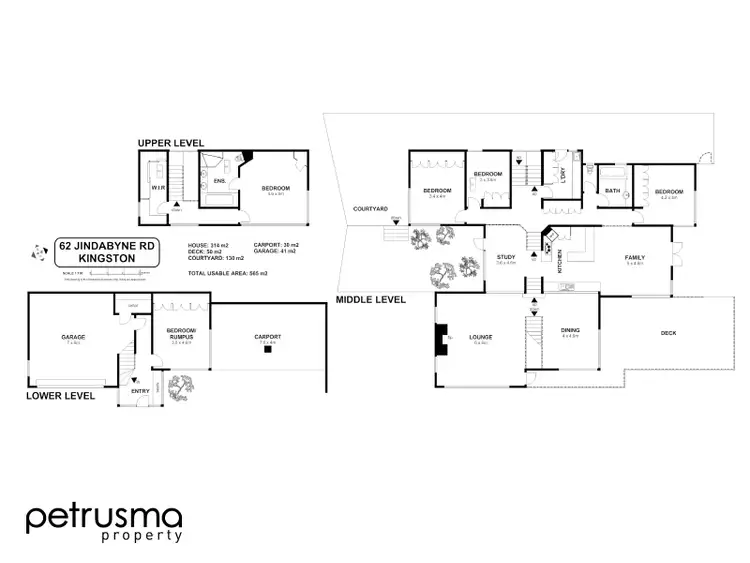 Floorplan of Homely house listing, 62 Jindabyne Road, Kingston Beach TAS 7050