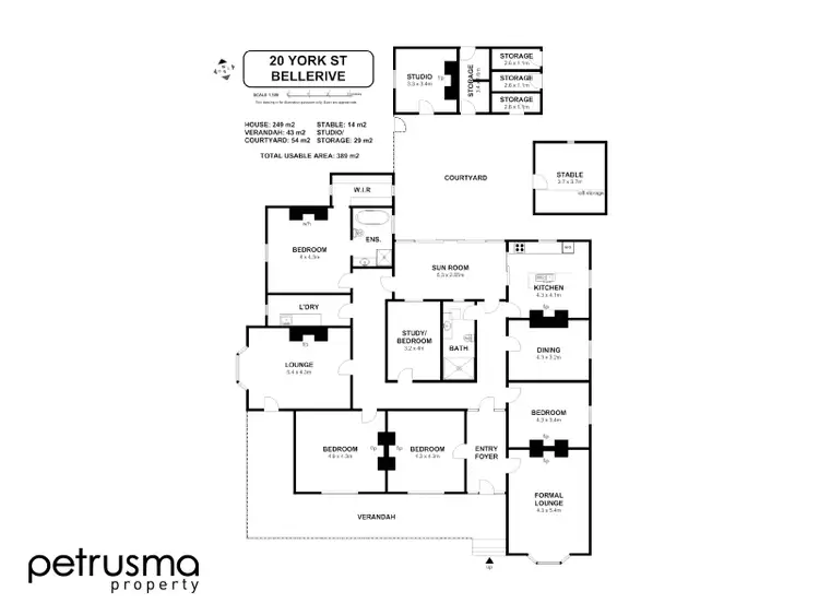 Floorplan of Homely house listing, 20 York Street, Bellerive TAS 7018