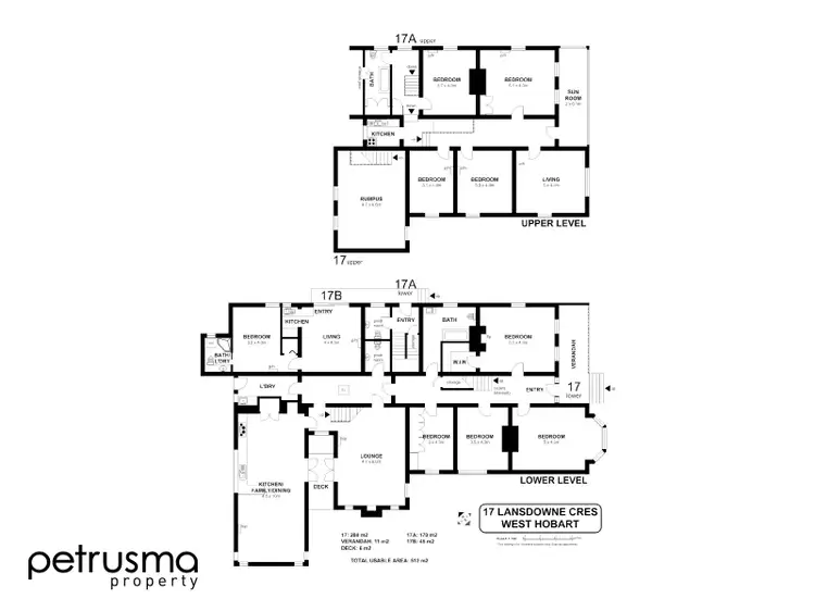 Floorplan of Homely house listing, 17 Lansdowne Crescent, West Hobart TAS 7000