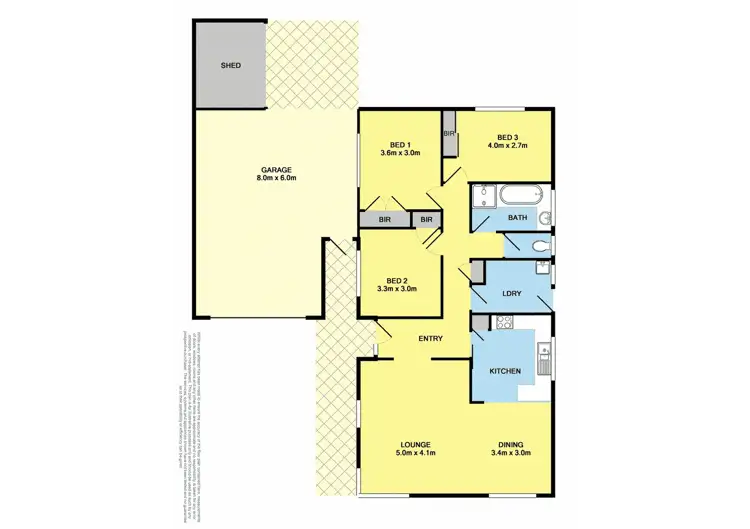 Floorplan of Homely house listing, 8 Fordview Cres, Bell Post Hill VIC 3215