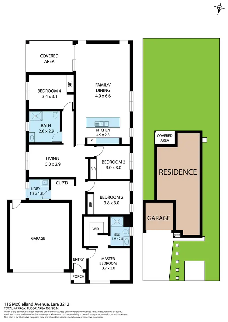 Floorplan of Homely house listing, 116 McClelland Ave, Lara VIC 3212
