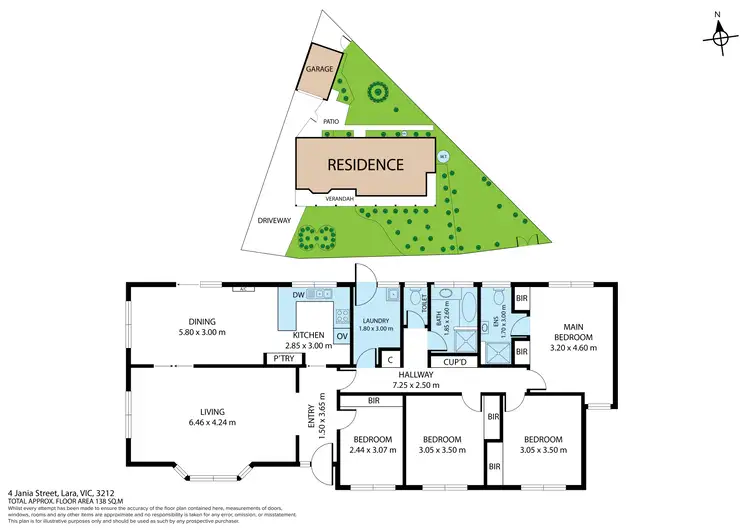 Floorplan of Homely house listing, 4 Jania St, Lara VIC 3212