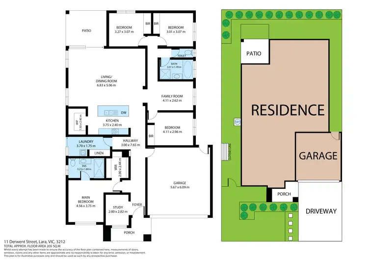 Floorplan of Homely house listing, 11 Derwent St, Lara VIC 3212