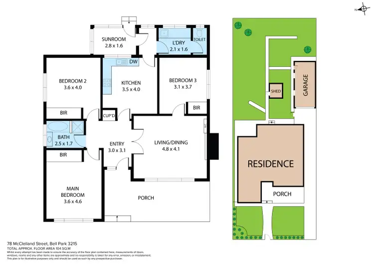 Floorplan of Homely house listing, 78 McClelland St, Bell Park VIC 3215