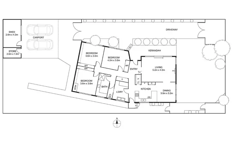 Floorplan of Homely house listing, 42 Beauford Ave, Bell Post Hill VIC 3215