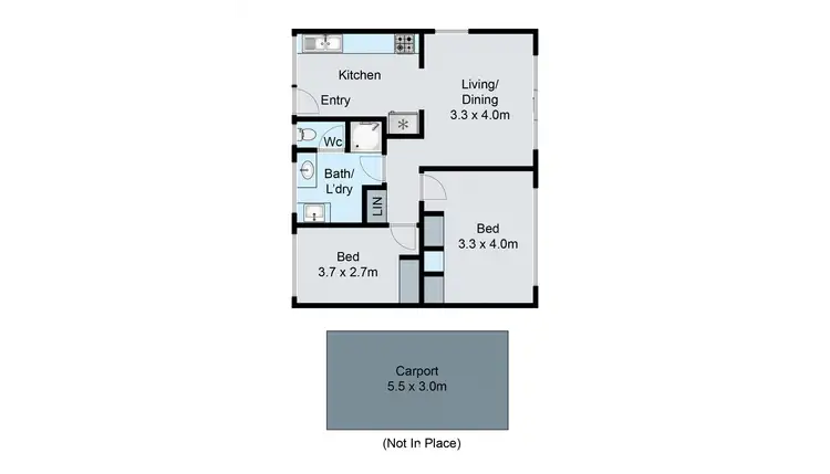 Floorplan of Homely unit listing, 6/40 Britannia Street, Geelong West VIC 3218