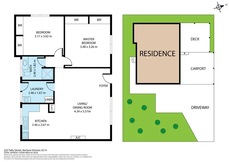 Floorplan of Homely unit listing, 2/25 Tallis St, Norlane VIC 3214
