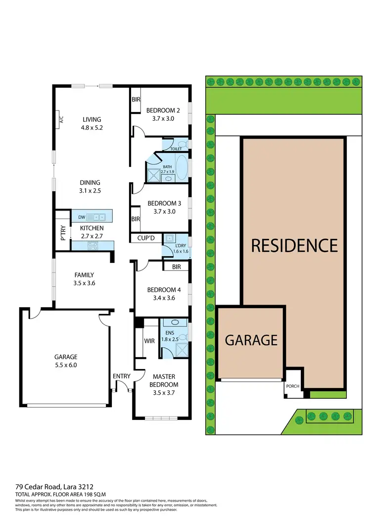 Floorplan of Homely house listing, 79 Cedar Rd, Lara VIC 3212