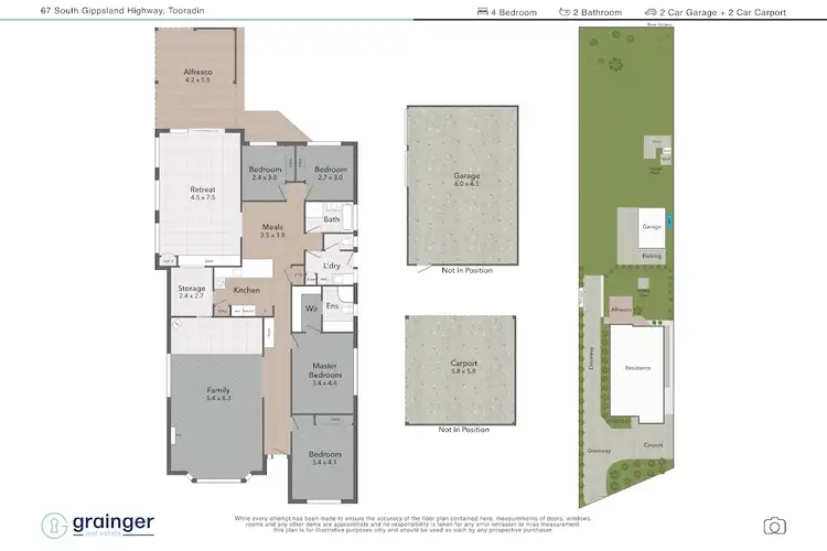 Floorplan of Homely house listing, 67 South Gippsland Highway, Tooradin VIC 3980