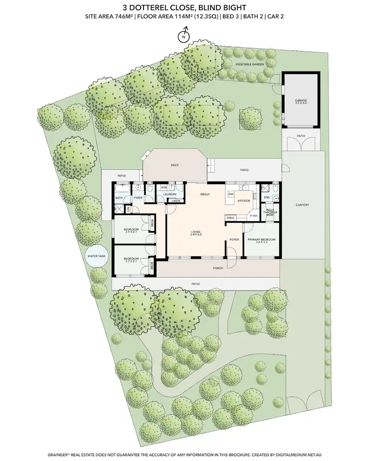 Floorplan of Homely house listing, 3 Dotterel Close, Blind Bight VIC 3980