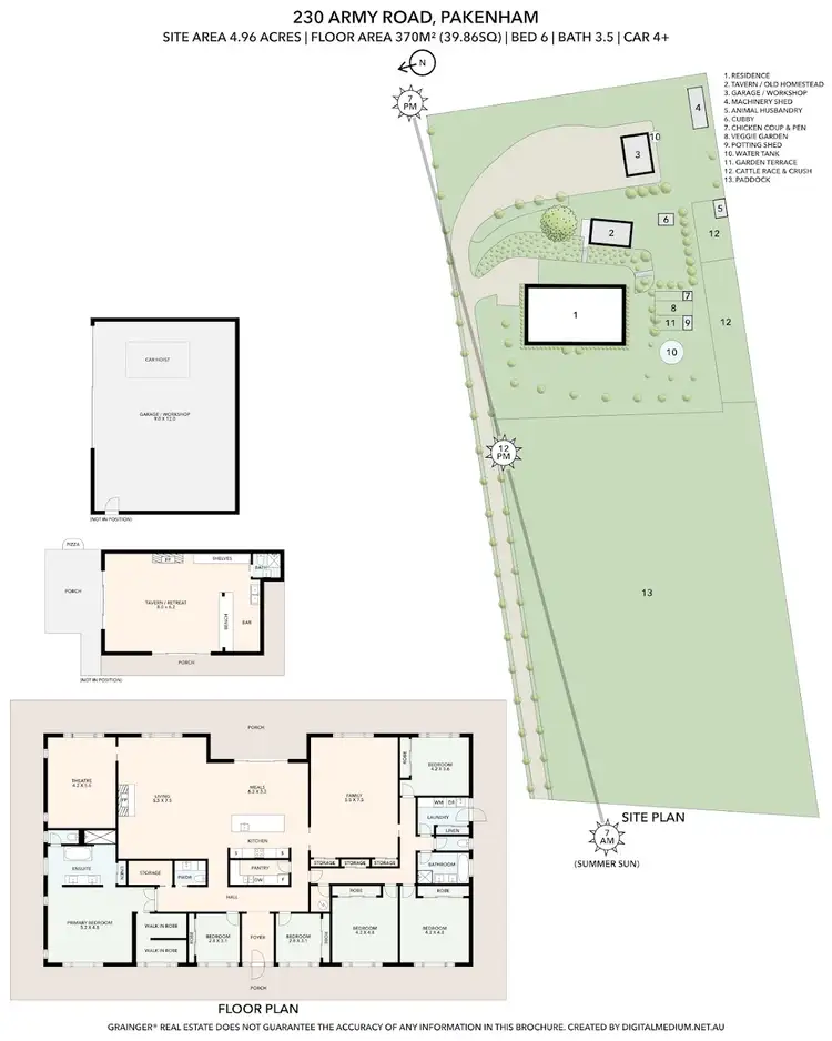 Floorplan of Homely rural property listing, 230 Army Road, Pakenham VIC 3810