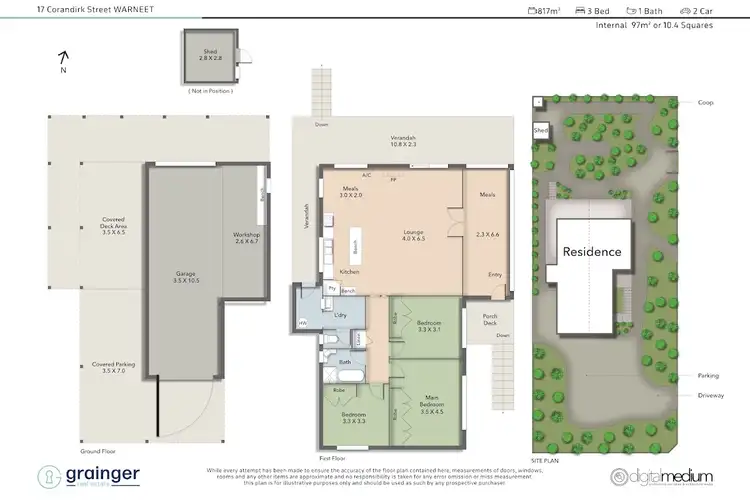 Floorplan of Homely house listing, 17 Corandirk Street, Warneet VIC 3980