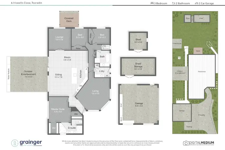 Floorplan of Homely house listing, 6 Iriswells Close, Tooradin VIC 3980