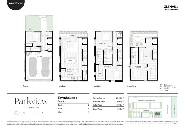 Floorplan of Homely townhouse listing, LOT 1, 55 Parkview Road, Alphington VIC 3078