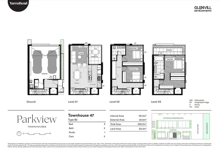 Floorplan of Homely townhouse listing, LOT 47, 55 Parkview Road, Alphington VIC 3078