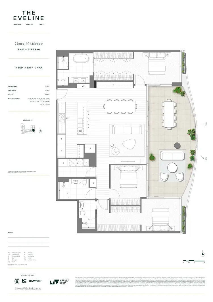 Floorplan of Homely apartment listing, LOT 12, 100 Thomas Street, Moonee Ponds VIC 3039