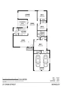 Floorplan of Homely house listing, 27 Cribb Street, Berkeley NSW 2506
