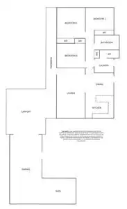 Floorplan of Homely house listing, 2 Thomas Wedge Drive, Wangaratta VIC 3677