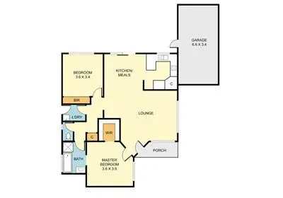 Floorplan of Homely unit listing, 2/21 Farnham Road, Bayswater VIC 3153