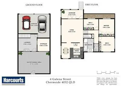 Floorplan of Homely house listing, 4 Galena Street, Chermside QLD 4032