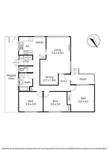 Floorplan of Homely unit listing, 1/28 Arbroath Road, Wantirna South VIC 3152