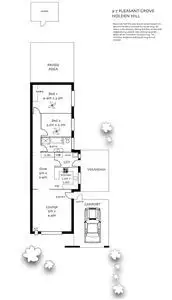 Floorplan of Homely unit listing, 2/7 Pleasant Grove, Holden Hill SA 5088