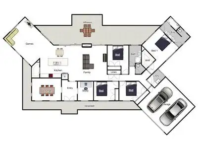 Floorplan of Homely house listing, 1 Venus Court, Karalee QLD 4306