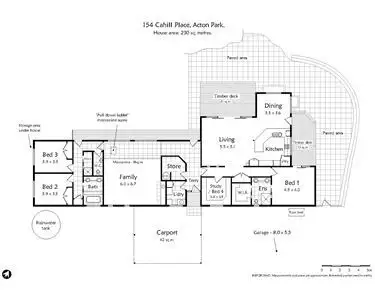 Floorplan of Homely house listing, 154 Cahill Place, Acton Park TAS 7170