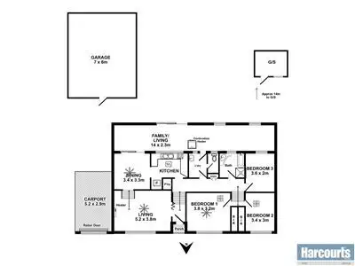 Floorplan of Homely house listing, 18 Greenwillow Crescent, Happy Valley SA 5159