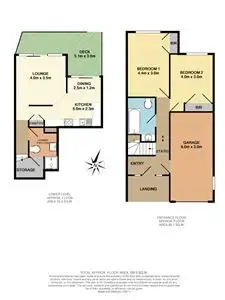 Floorplan of Homely townhouse listing, 2/2a Tanner Place, Kiama NSW 2533