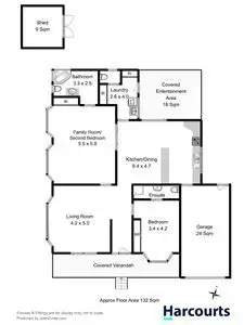 Floorplan of Homely house listing, 19 Dowsing Avenue, Dowsing Point TAS 7010