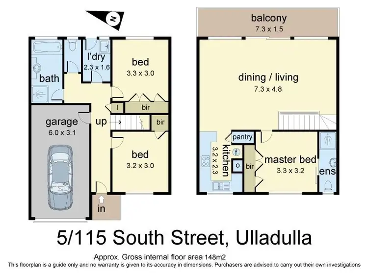 Floorplan of Homely unit listing, 5/115 South Street, Ulladulla NSW 2539