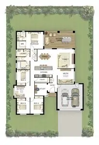 Floorplan of Homely house listing, 98 Cribb Avenue, Mitchelton QLD 4053
