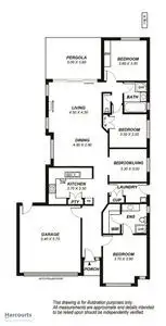 Floorplan of Homely house listing, 76 Jarrah Drive, Munno Para West SA 5115
