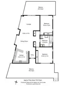 Floorplan of Homely unit listing, 3/24a Richardson Avenue, Dynnyrne TAS 7005