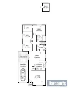 Floorplan of Homely house listing, 21 Clapton Drive, Paralowie SA 5108