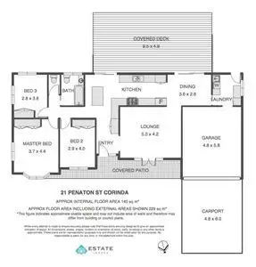 Floorplan of Homely house listing, 21 Penaton Street, Corinda QLD 4075