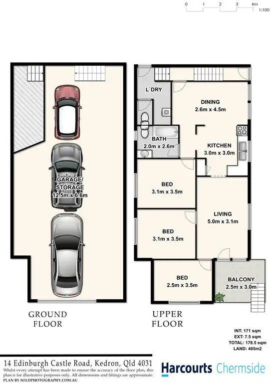 Floorplan of Homely house listing, 14 Edinburgh Castle Road, Kedron QLD 4031