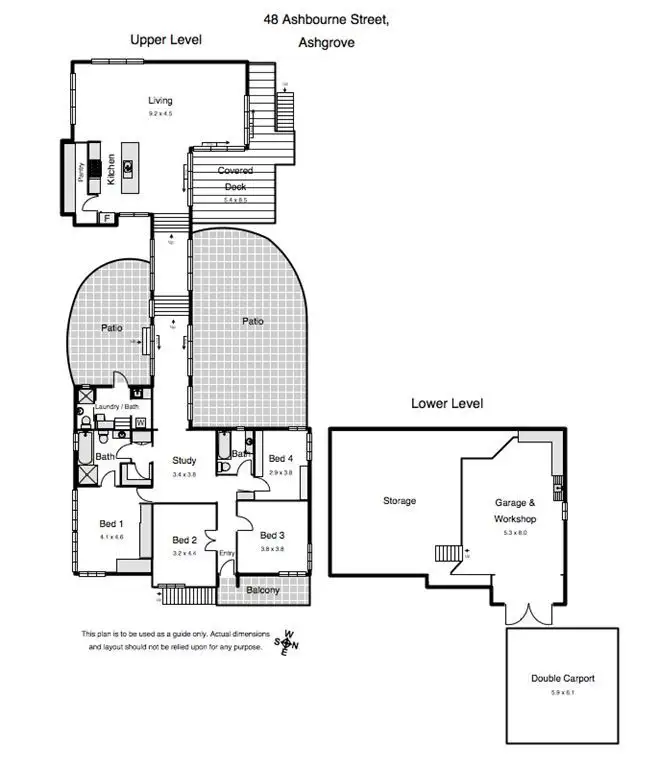 Floorplan of Homely house listing, 48 Ashbourne Street, Ashgrove QLD 4060