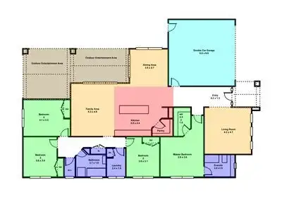 Floorplan of Homely house listing, 8 Diamond Drive, Cardigan Village VIC 3352