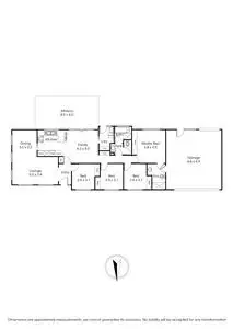 Floorplan of Homely house listing, 1 Hedgeley Close, Wantirna South VIC 3152