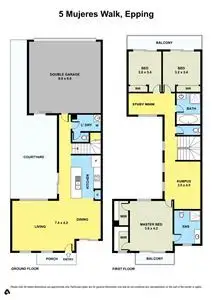 Floorplan of Homely townhouse listing, Address available on request