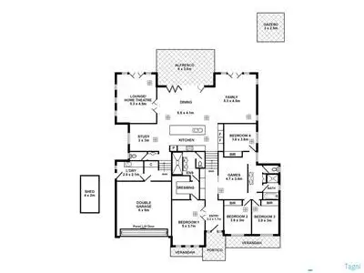 Floorplan of Homely house listing, 21 Charlson Rise, Happy Valley SA 5159