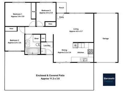 Floorplan of Homely house listing, 3C Antares Avenue, Hinchinbrook NSW 2168