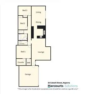 Floorplan of Homely house listing, 30 Cobalt Street, Keperra QLD 4054