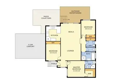 Floorplan of Homely unit listing, 3/57 Western Road, Boronia VIC 3155